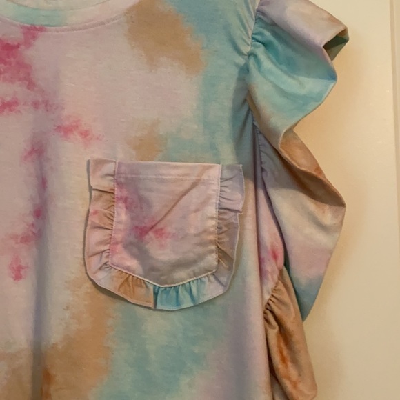 Tie dye ruffle top - Picture 2 of 3